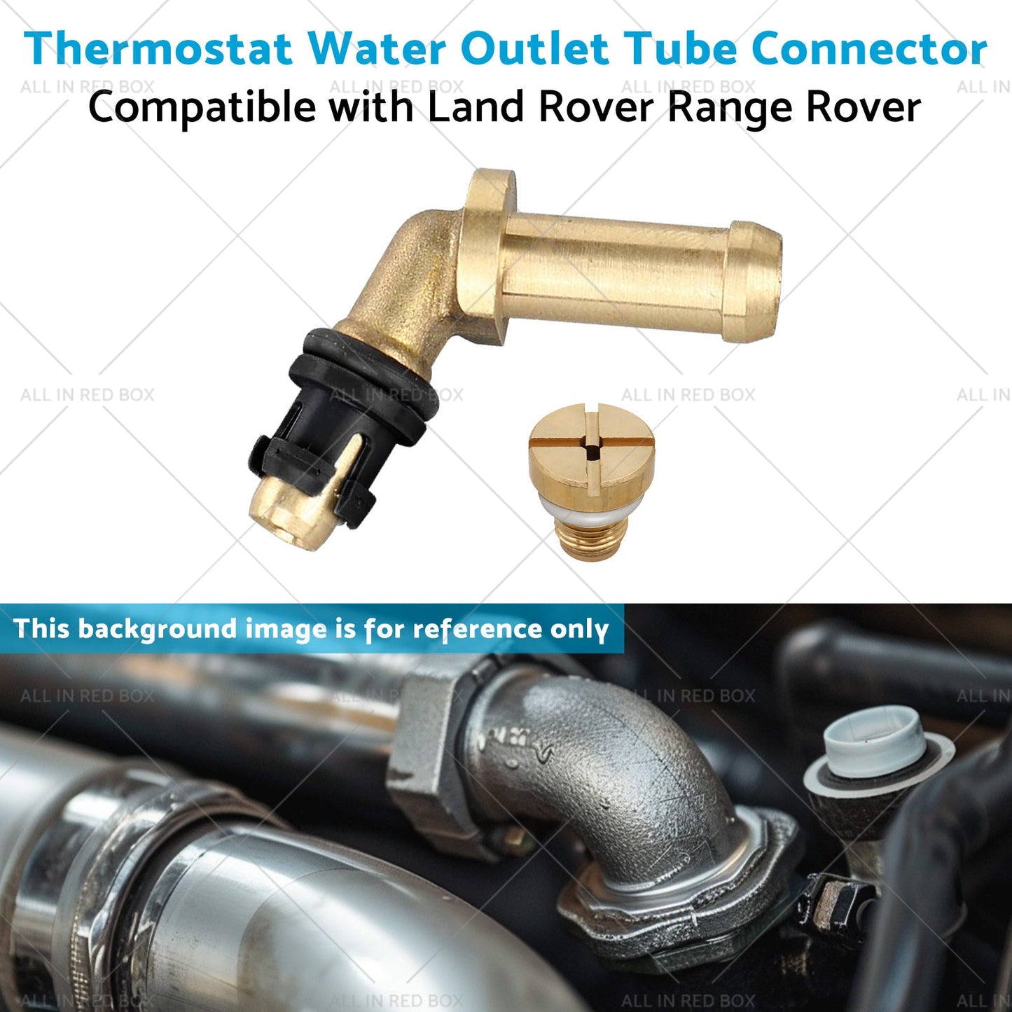 Thermostat Water Outlet Tube Connector Suitable for Land Rover Range Rover 10-13-4