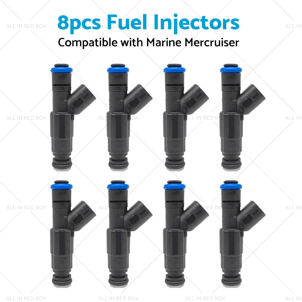 8X Fuel Injectors Suitable for Marine Mercruiser V8 MPI 5. 7 4. 3 5. 0 350 Mag-3