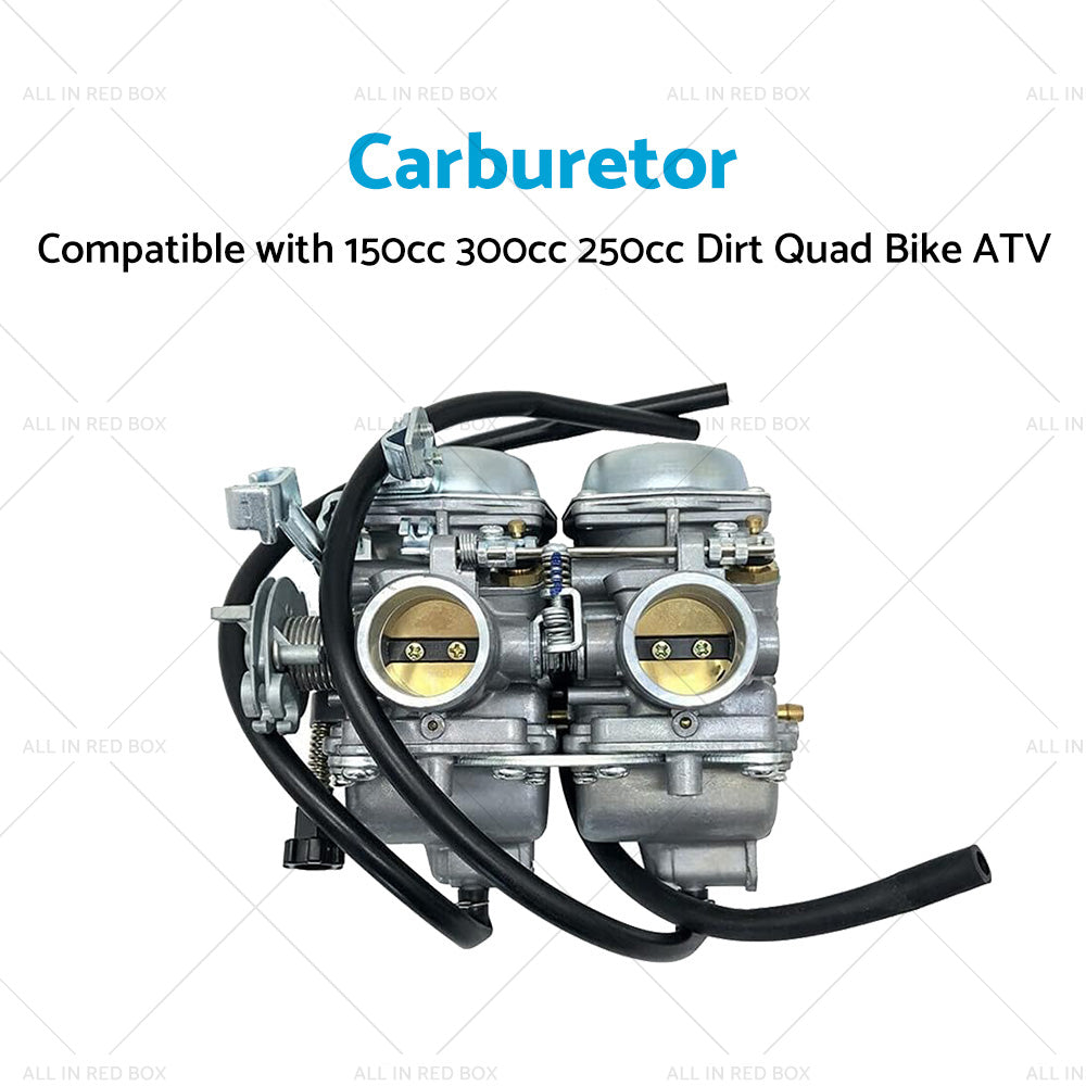 Carby Carburetor Double Twin 150cc 300cc 250cc Dirt Quad Bike ATV Thumpstar PRO-3