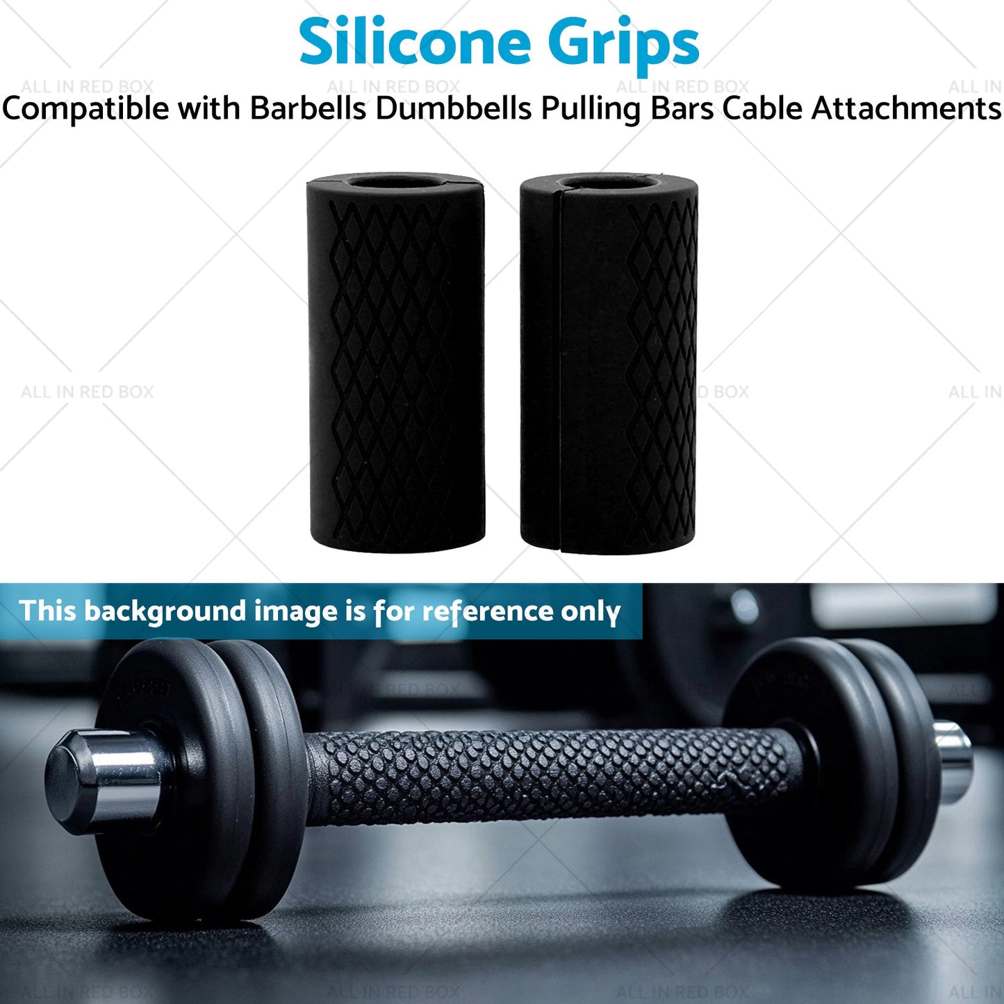 Thick Barbell Grips Suitable For Home Gym Dumbbells and Pulling Bars-3