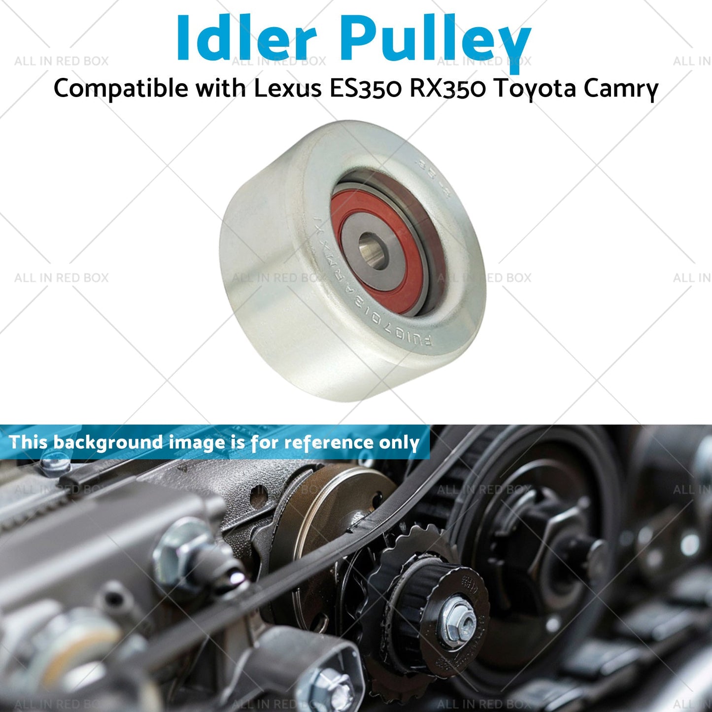 Idler Pulley Suitable for Lexus ES350 RX350 Toyota Camry 2007-2021 16604-31020-4