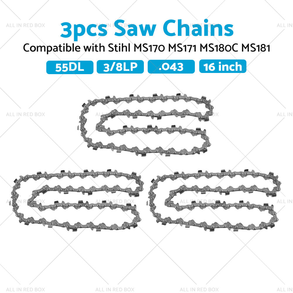 Chainsaw Chain 16inch 55DL 3 8 LP. 043 Suitable For STIHL MS170 MS171 MS180C MS181-3