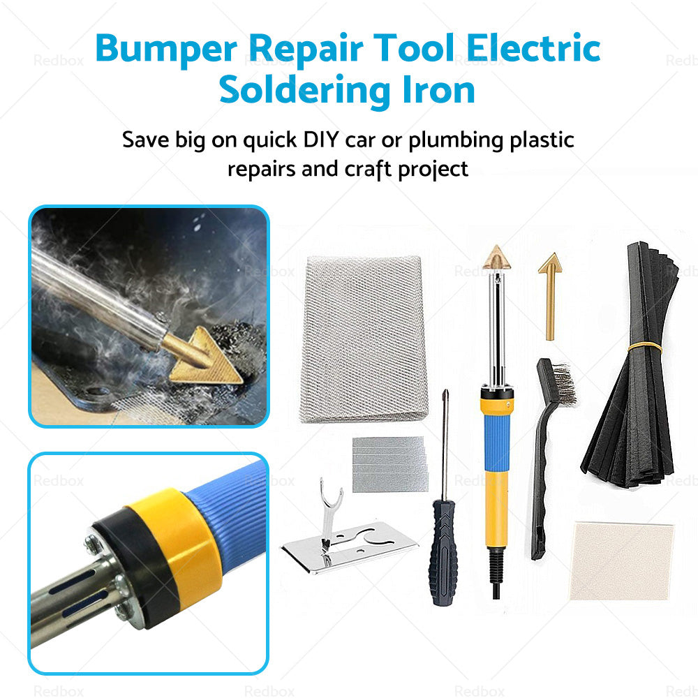 Plastic Welding Soldering Iron Kits Car Bumper Dashboard Kid Repair Welder Tool-1