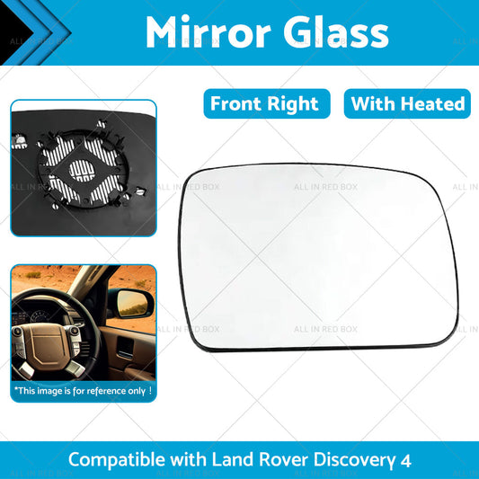 Right Side Mirror Glass Suitable for Land Rover Discovery 4 2009 -2013 w Heated-1
