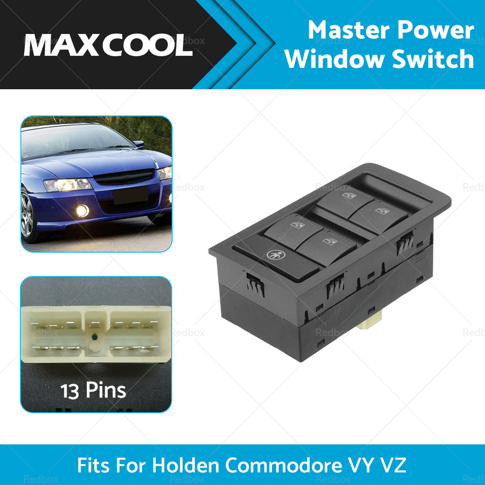 Grey Master Power Window Switch 13 Pins for Holden Commodore VY VZ 2002-2007-2