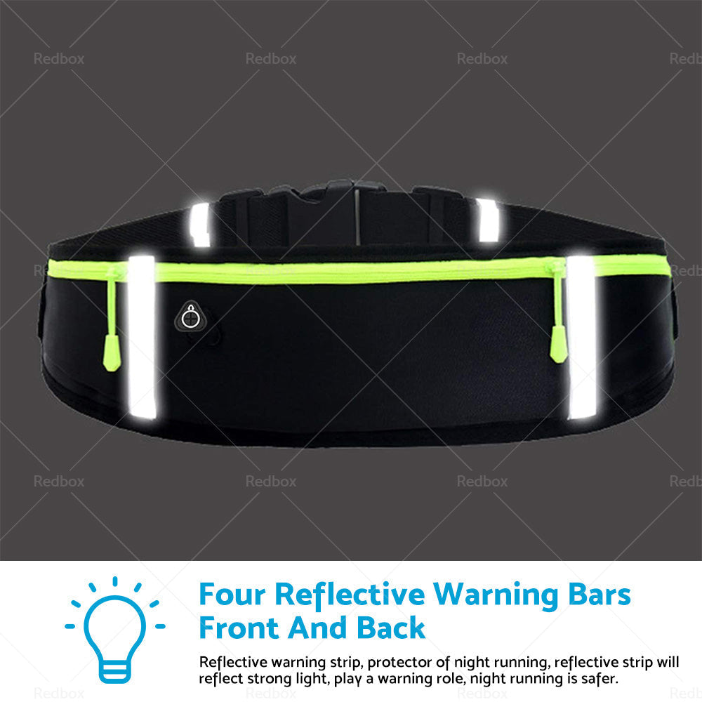Waterproof Running Hiking Sport Bum Bag Travel Money Phone Belt Waist Zip Pouch-4