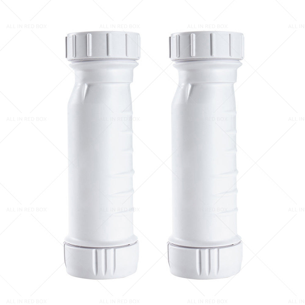 2Pcs Set Waterless Self Sealing Waste Valve Inline Trap Bath Basin Caravan RV-2