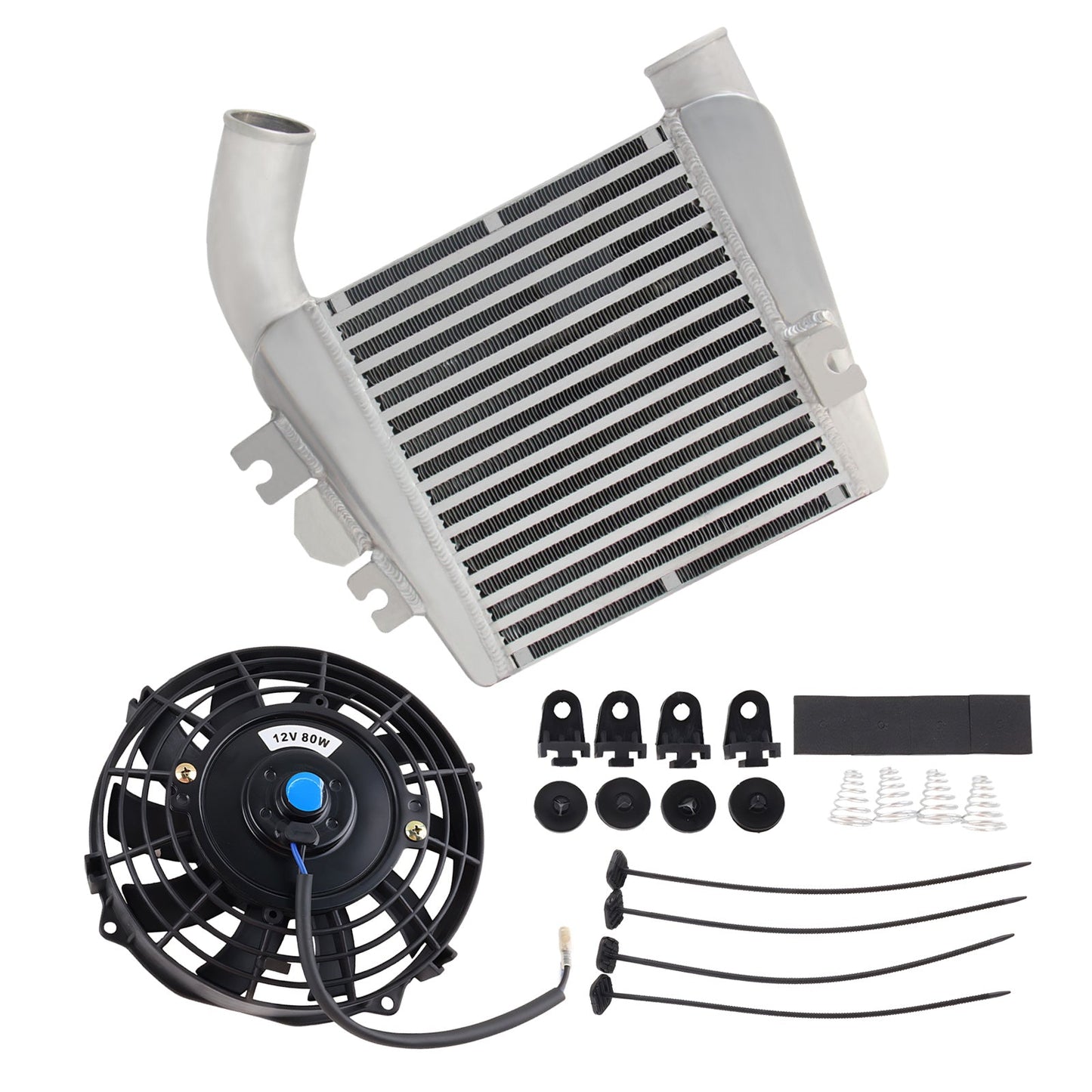 Turbo Intercooler Suitable For Nissan Patrol GU 30TDI Aluminum Silver-1