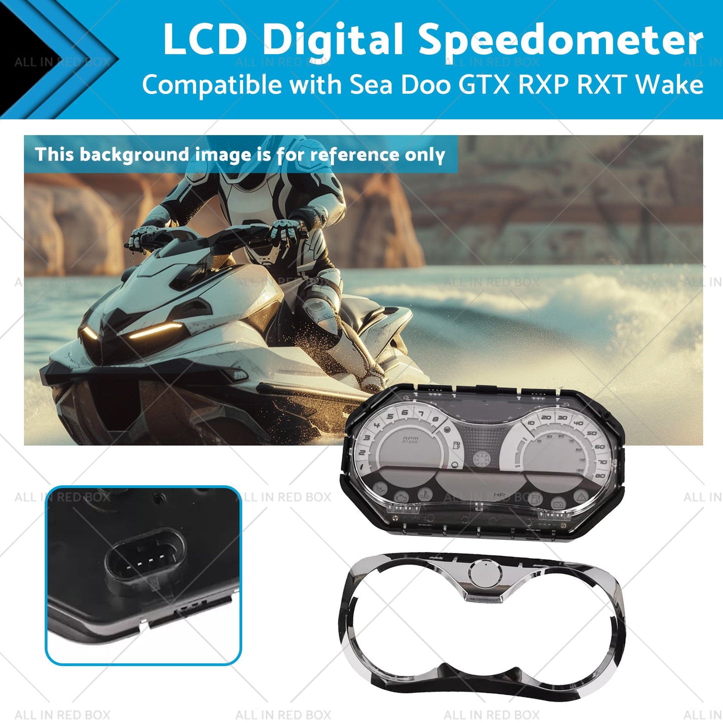 278002270 LCD Digital Speedometer Suitable for Sea Doo GTX RXP RXT Wake 06-11-0