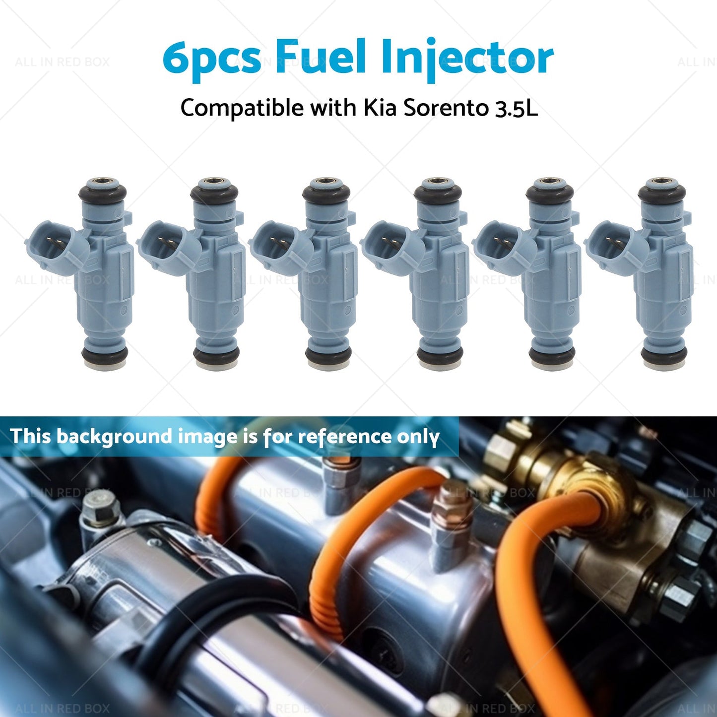 6pcs Fuel Injectors 35310-38010 Suitable for Kia Sorento 3. 5L 03-05 9260930003-4