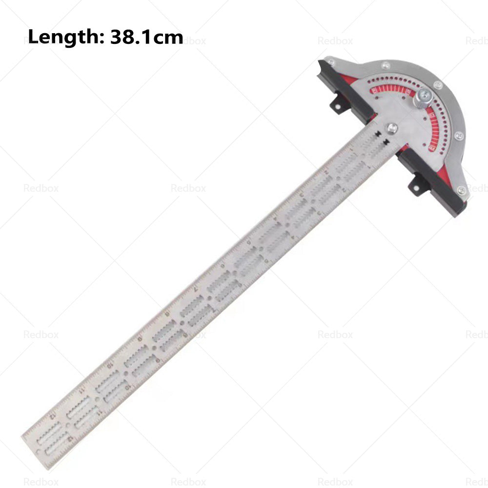 Woodworkers Edge-Rule Adjustable Protractor Angle Finder Stainless Steel Caliper-3