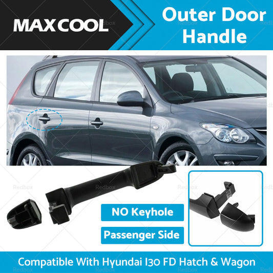 Front LH, Rear LH RH Outer Door Handle NO Keyhole Suitable for Hyundai i30 FD-1