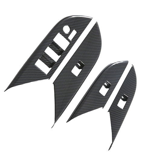 4PCS Window Lift Panel Cover Trim Sticker Suitable For Toyota Hilux Revo 2024-1