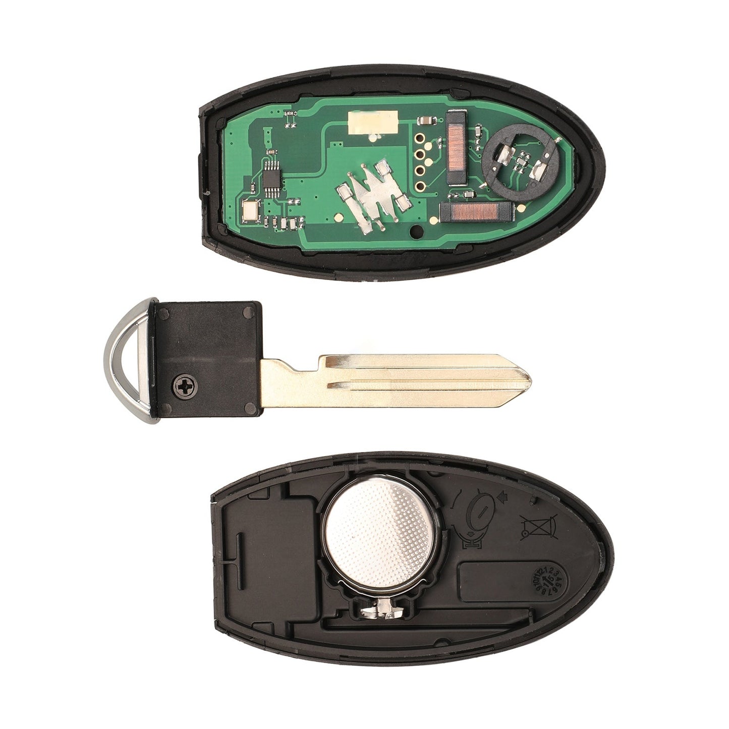 2x 433MHz 2 Buttons Chip Smart Remote Key Fob Suitable For Nissan Navara Cube-4