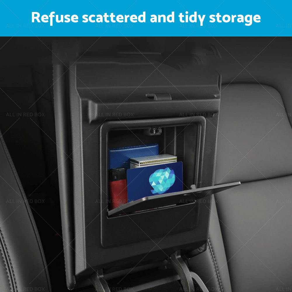 Console Organizer Tray Armrest Hidden Storage Box Suitable for Tesla Model 3 Y-4