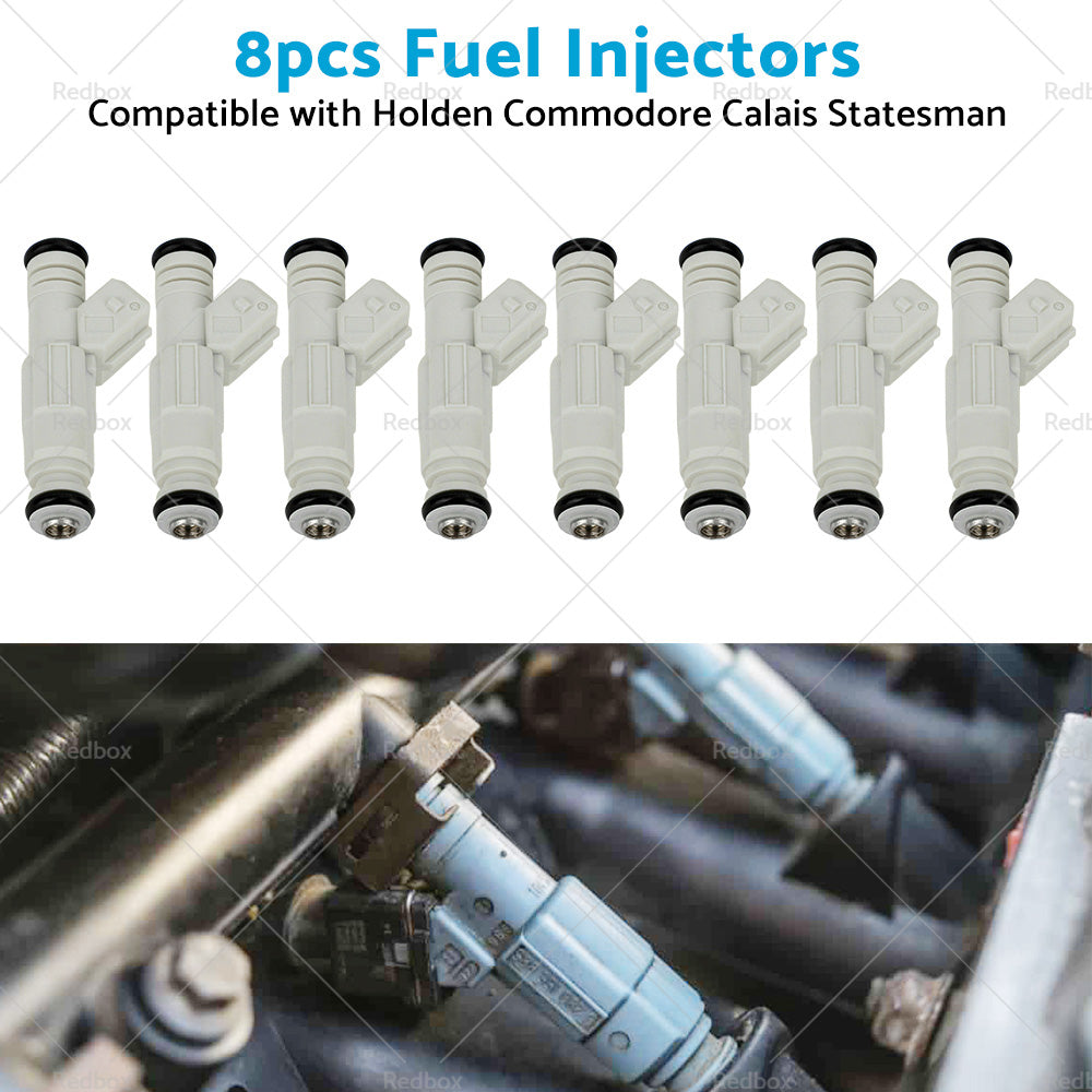 8x Fuel Injector Suitable For Holden Commodore VS VT VX VY 3. 8L V6 Calais 95-04-2