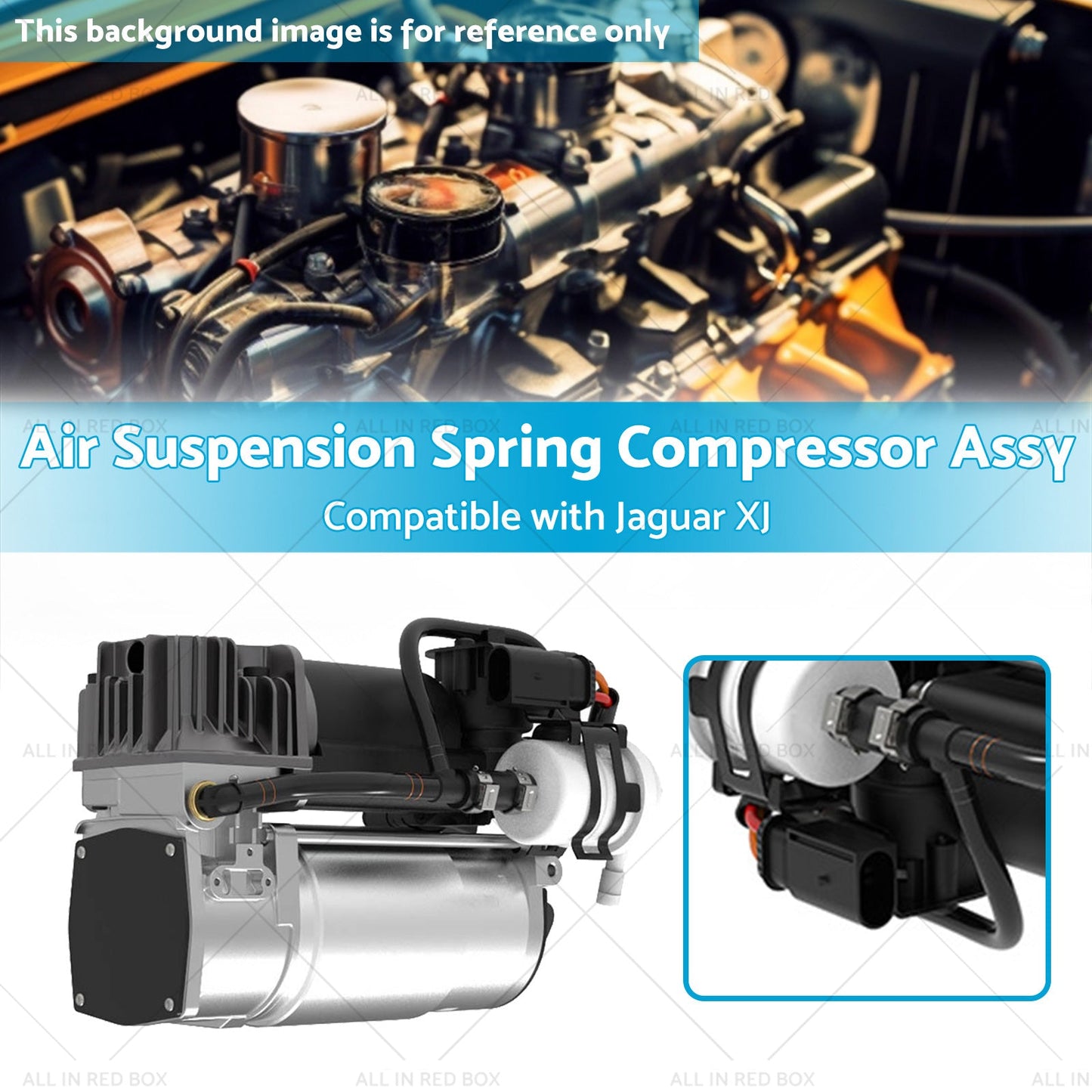 Air Suspension Spring Compressor pump Suitable for Jaguar XJ X350 X358 C2C27702-2