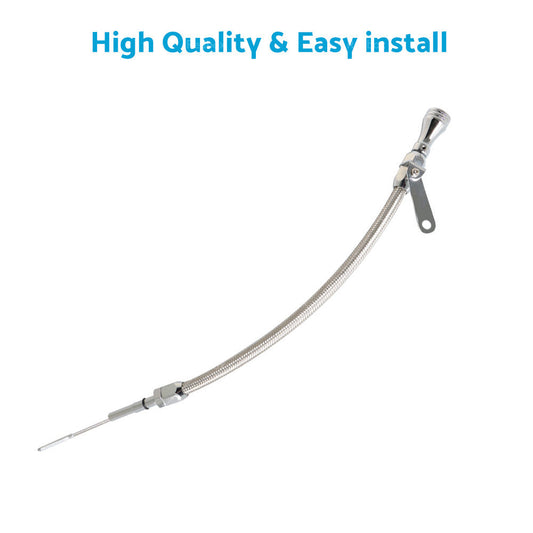 ENGINE BRAIDED STAINLESS DIP STICK FOR HOLDEN COMMODORE LS VT VX VY VZ 5. 7L V8-1