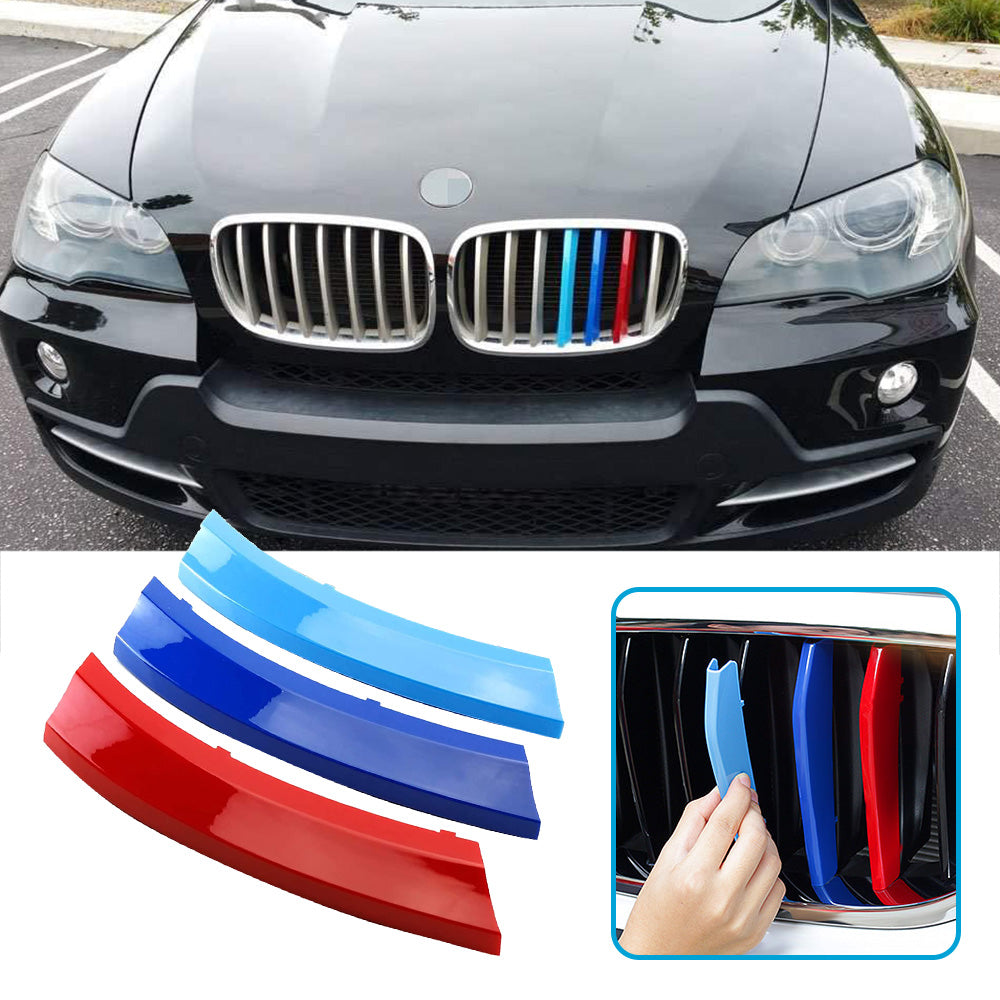 M-Tech Kidney Grille 3-Color Cover Clips Suitable For BMW X5 E70 2008-2013-3