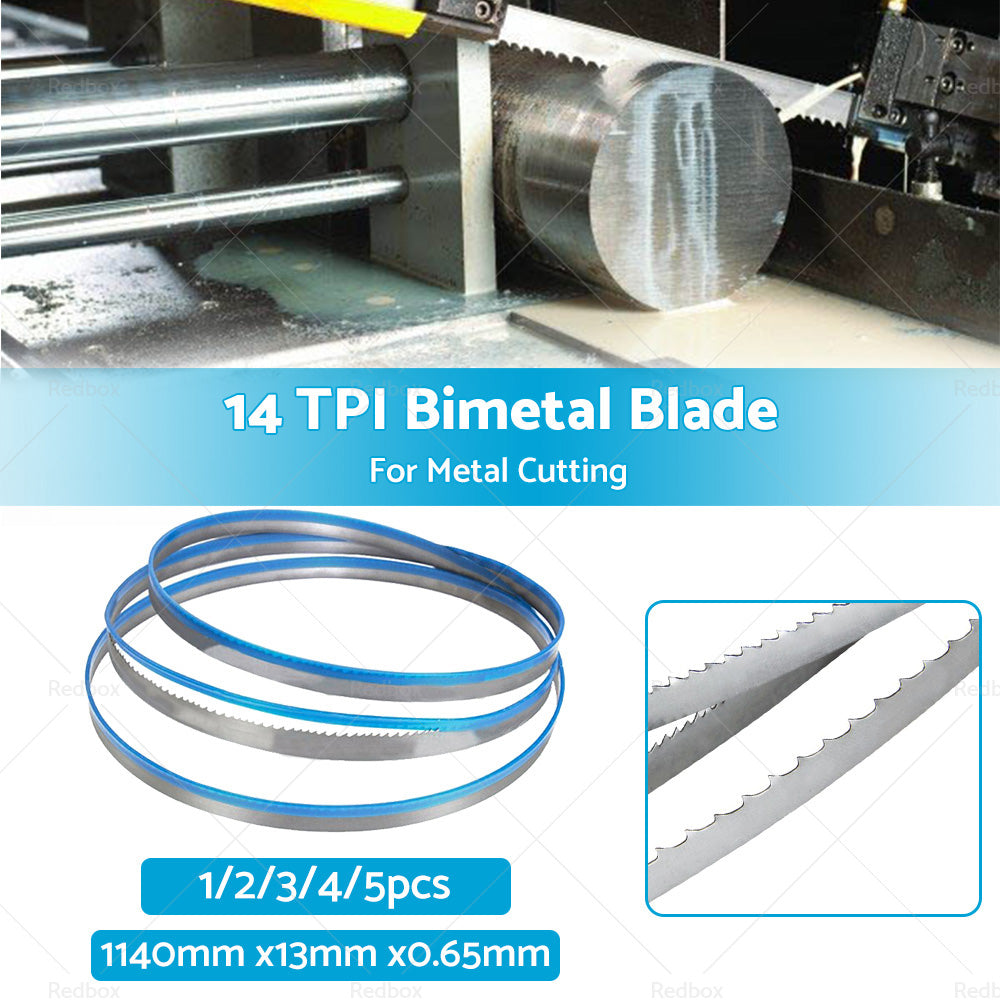 BI METAL BIMETAL BAND SAW BANDSAW BLADE 1140mm x13mm x 14 TPI FOR METAL CUTTING-2
