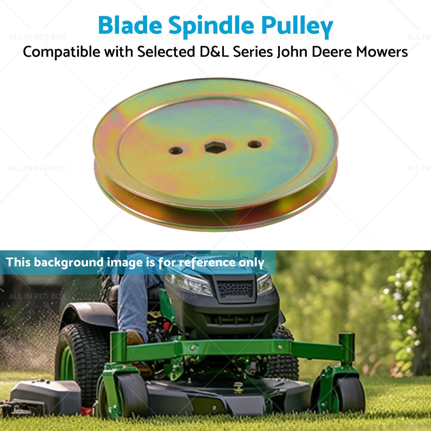 GX20367 Blade Spindle Pulley Suitable for Selected D and L Series John Deere Mowers-3
