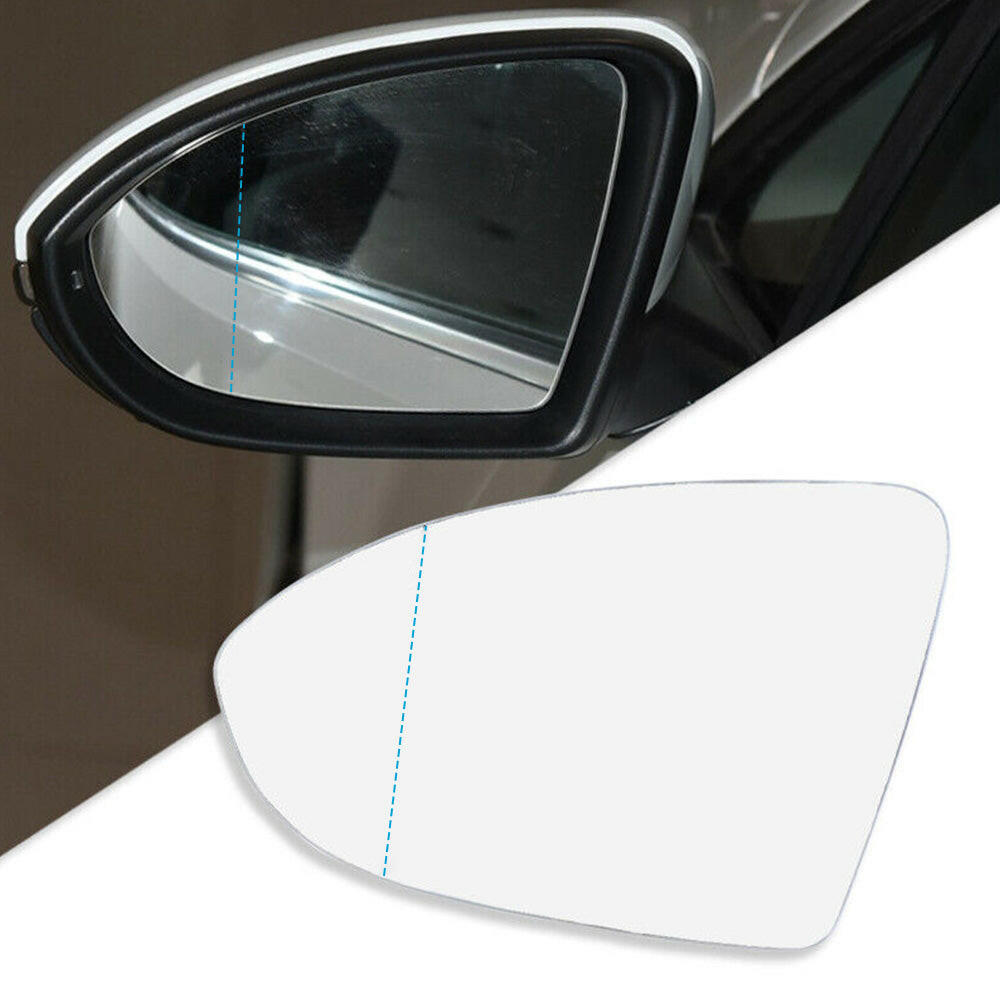 Left Mirror Glass Suitable For VW Golf MK7 MK7.5 2013-2018 Heated Convex w/ Base-4