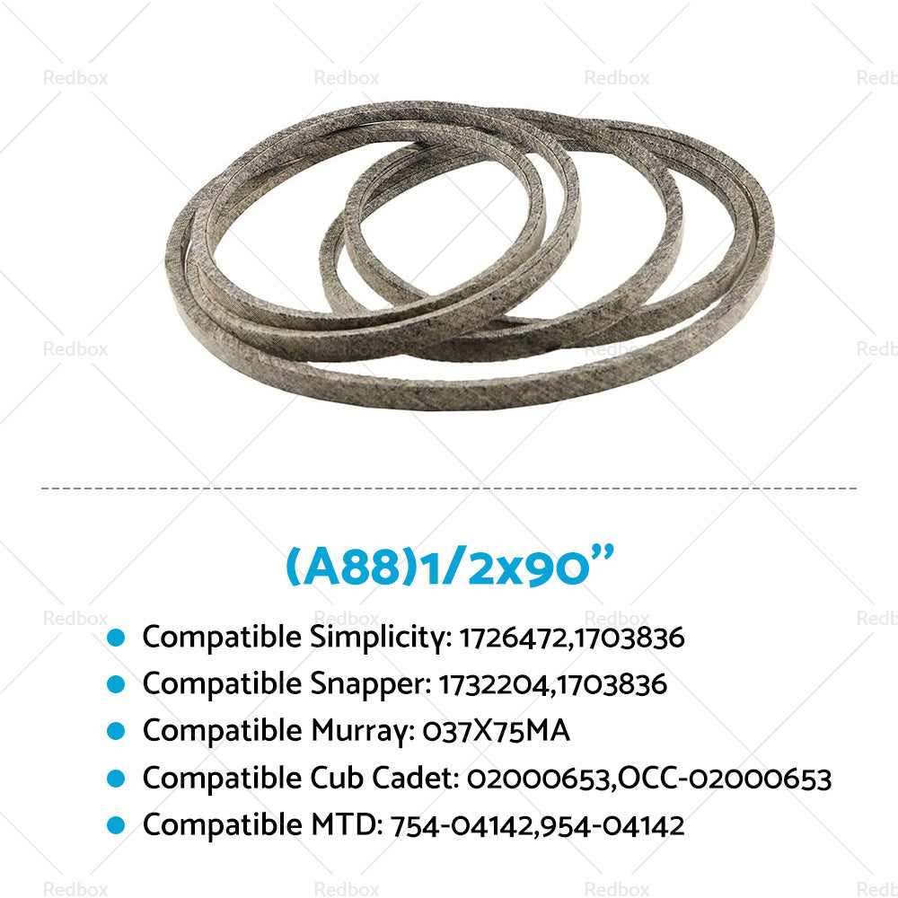 Belt Suitable For 38inch Cut Husqvarna Mcculloch Ride on Mowers MC16H38ST 193214-2