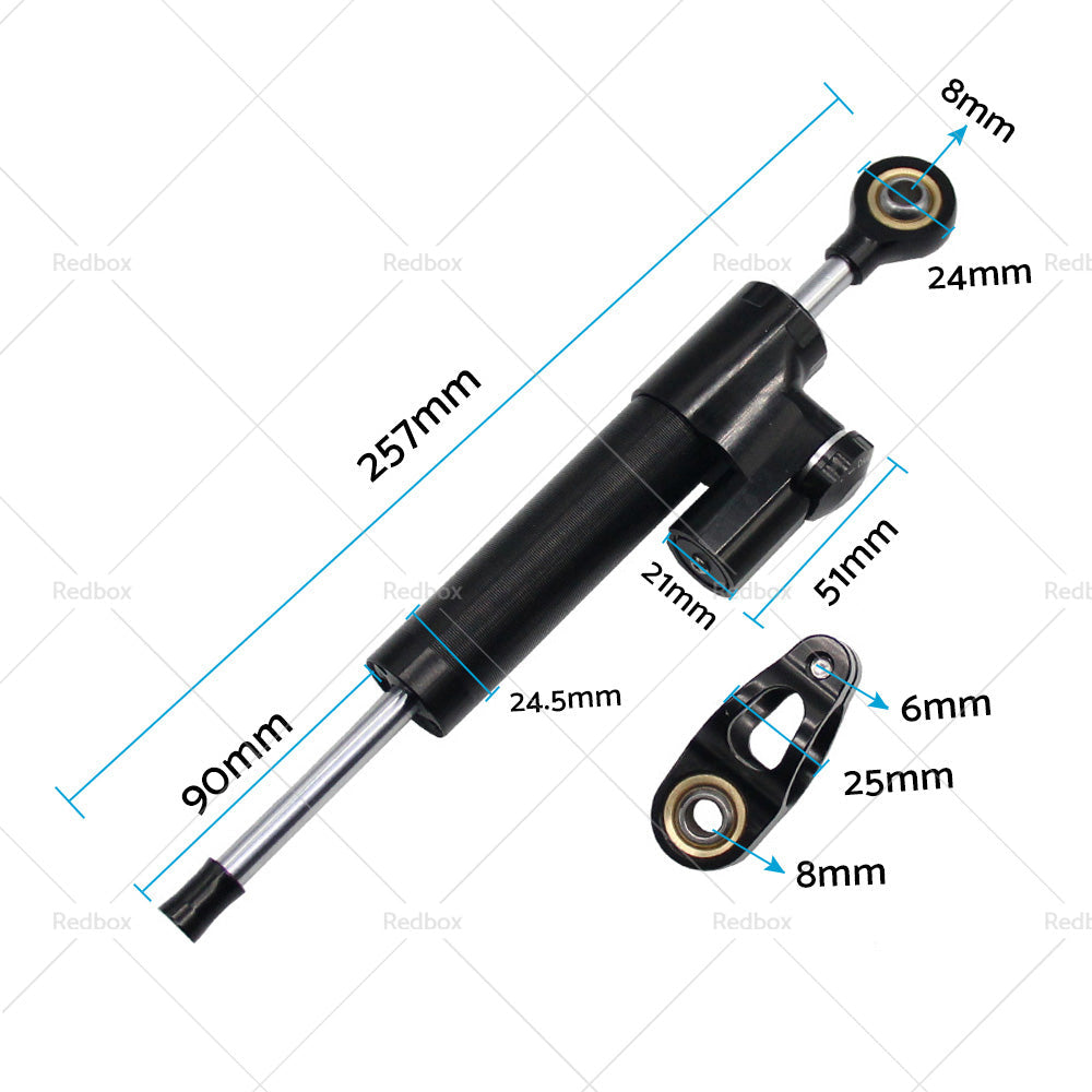 Suitable for Honda Yamaha Kawasaki Motorcycle CNC Steering Damper Stabilizer-3