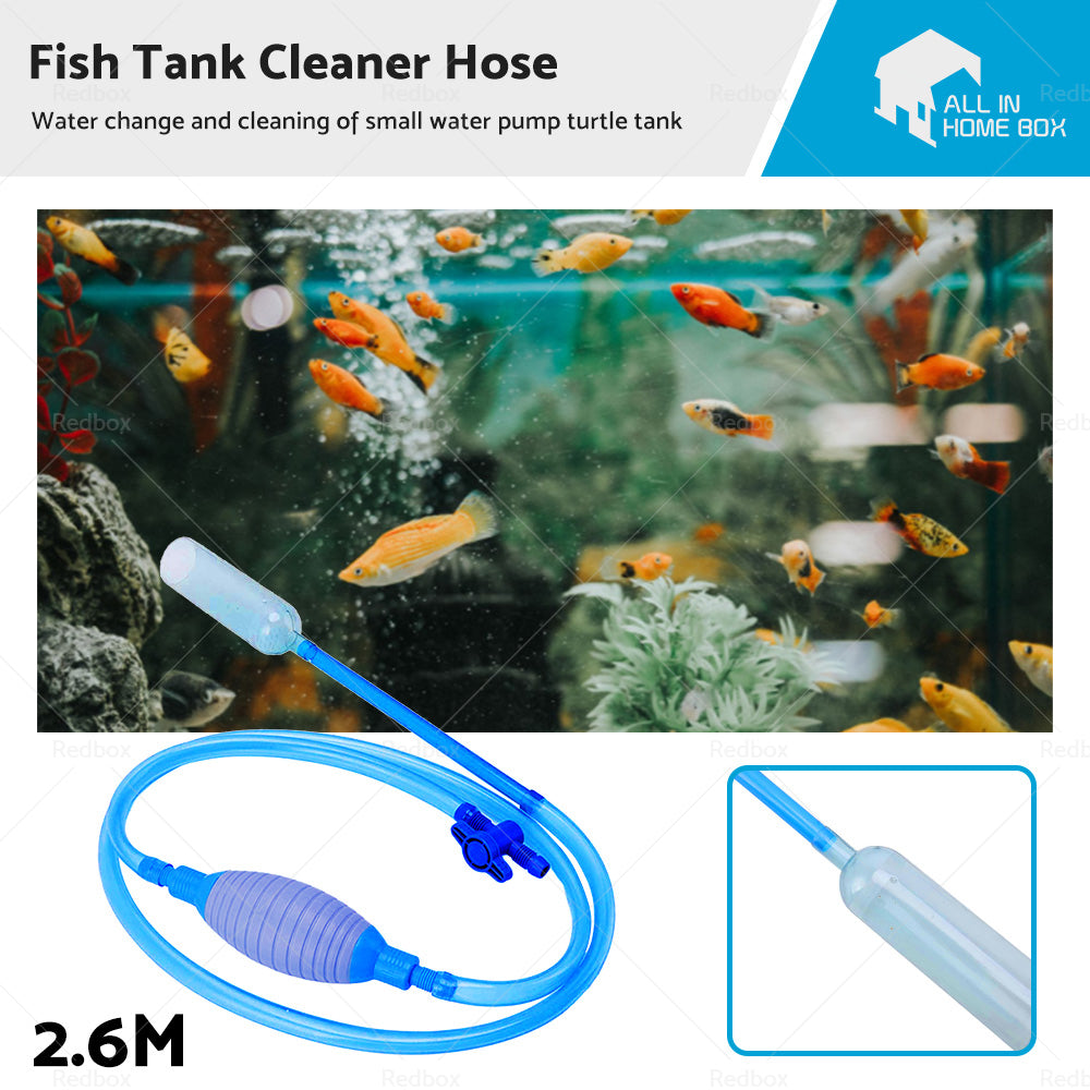 Large Aquarium Fish Tank Gravel Cleaner Syphon Vacuum Water Changer Siphon Hose-0