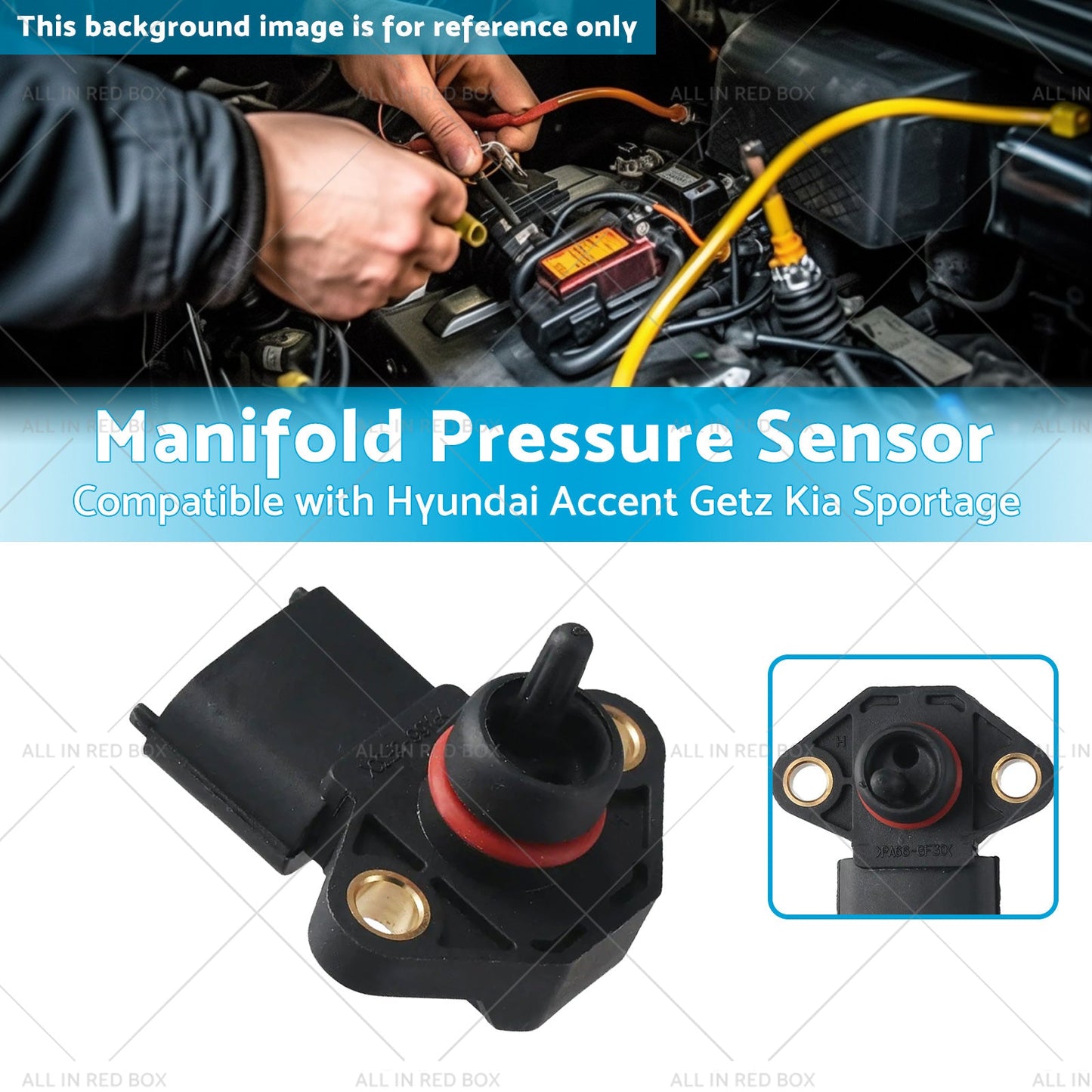 Manifold Pressure Sensor Suitable for Hyundai Accent Tucson Getz Kia Rio-2