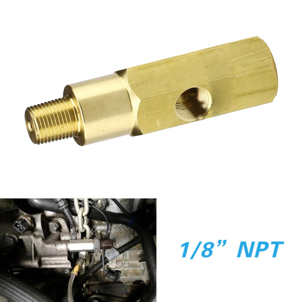Oil Pressure Gauge Adapter 1/8-Inch NPT Male & Female Thread Suitable For Various Applications-4