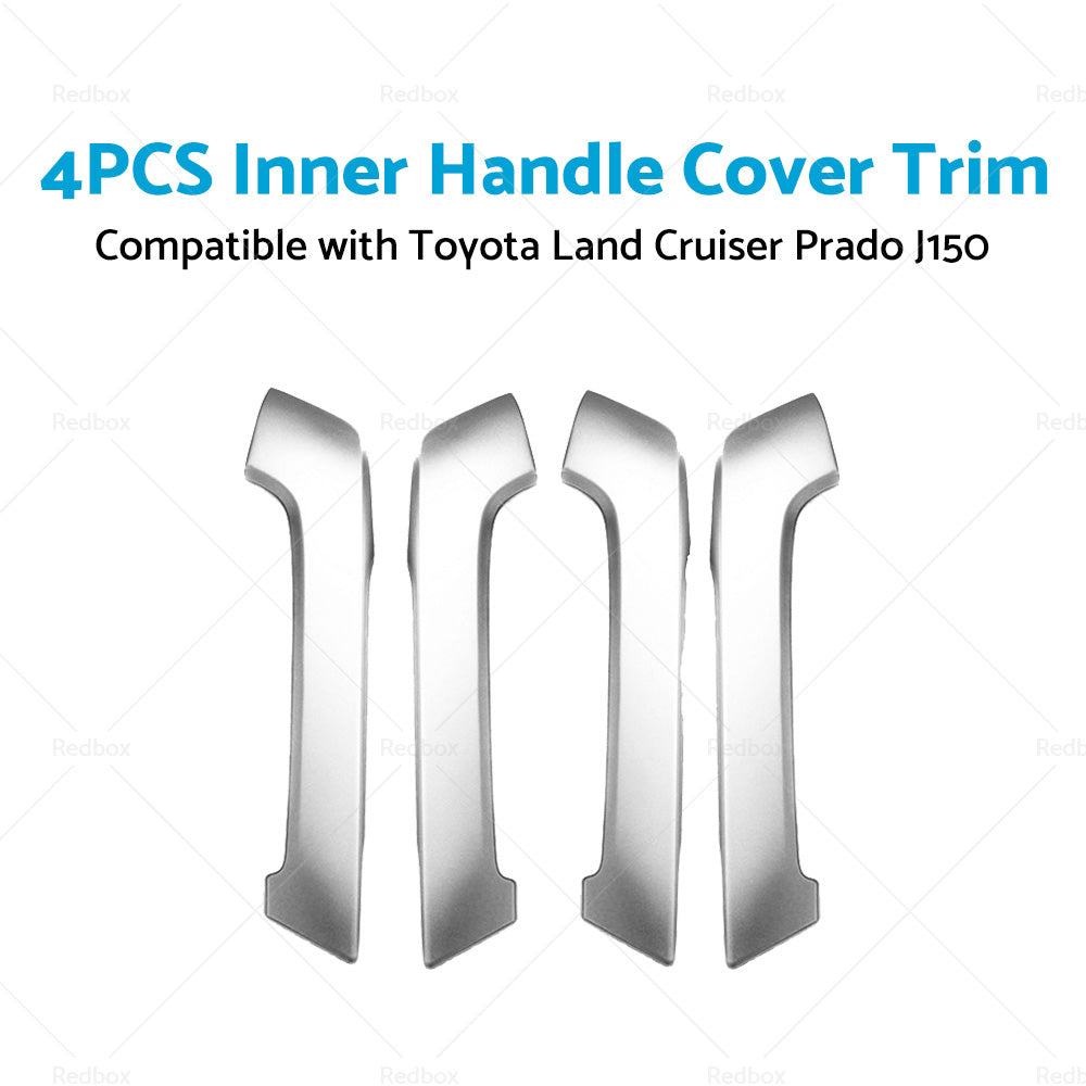 4PCS Matte Front Door Armrest Cover Trim Suitable For Land Cruiser Prado J150-3