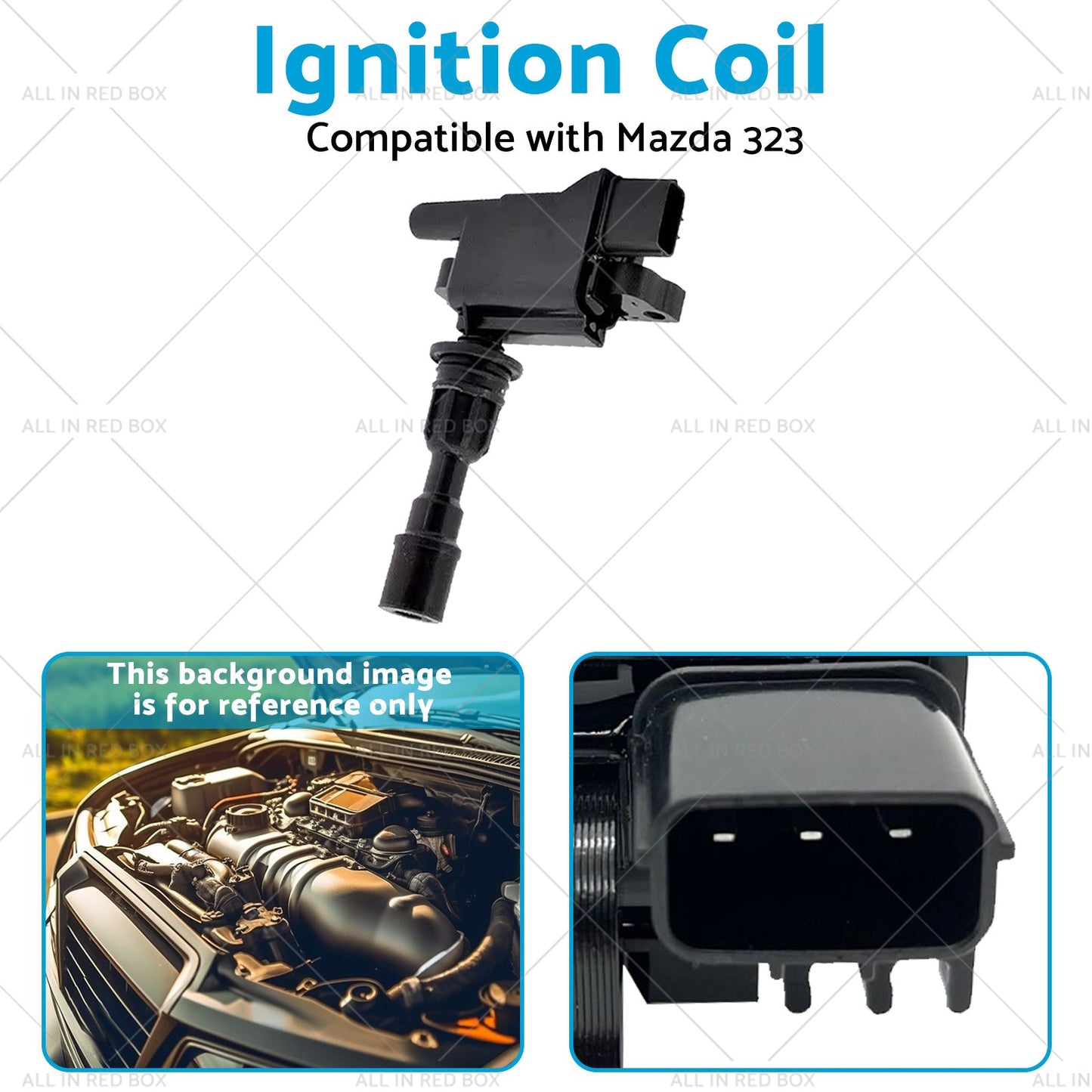 ZL01-18100-A Ignition Coil Suitable for Mazda 323 1. 5L 1. 6L 98-03-3