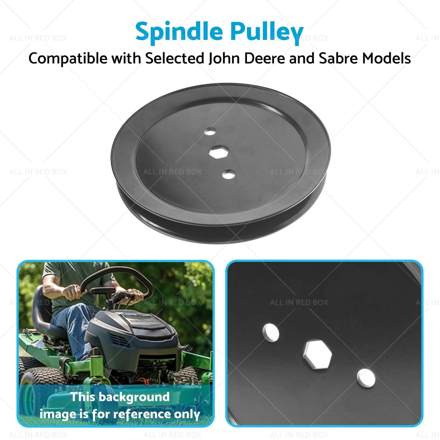 Blade Spindle Pulley suitable Suitable for John Deere Sabre Mowers D105 GX20367-4
