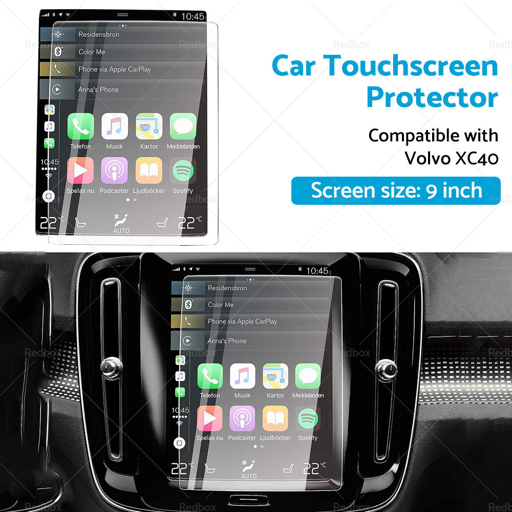 Touchscreen Protector Car Tempered Glass Film 9inch Suitable For Volvo XC40 18-22-4