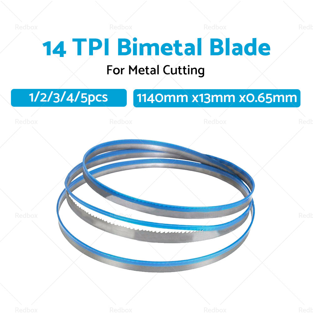 BI METAL BIMETAL BAND SAW BANDSAW BLADE 1140mm x13mm x 14 TPI FOR METAL CUTTING-3