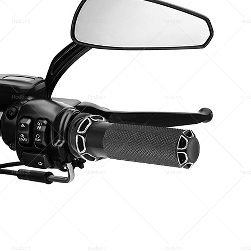 1inch Pair Black Hand Grip Handle Bar Suitable for Harley Touring Dyna Sportster-4