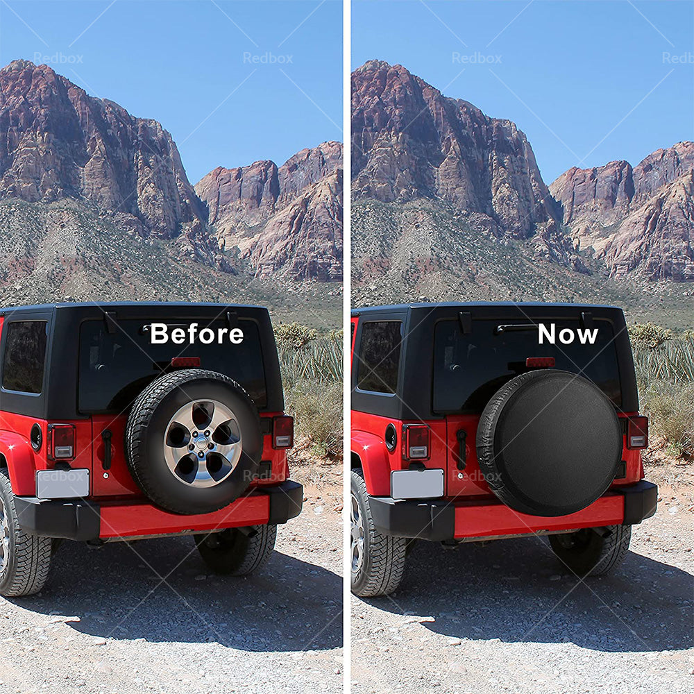 17 Inch Spare Wheel Cover Vinyl 4x4 Tire Covers for 80-83cm or 32 inch Tyre Diameter-1