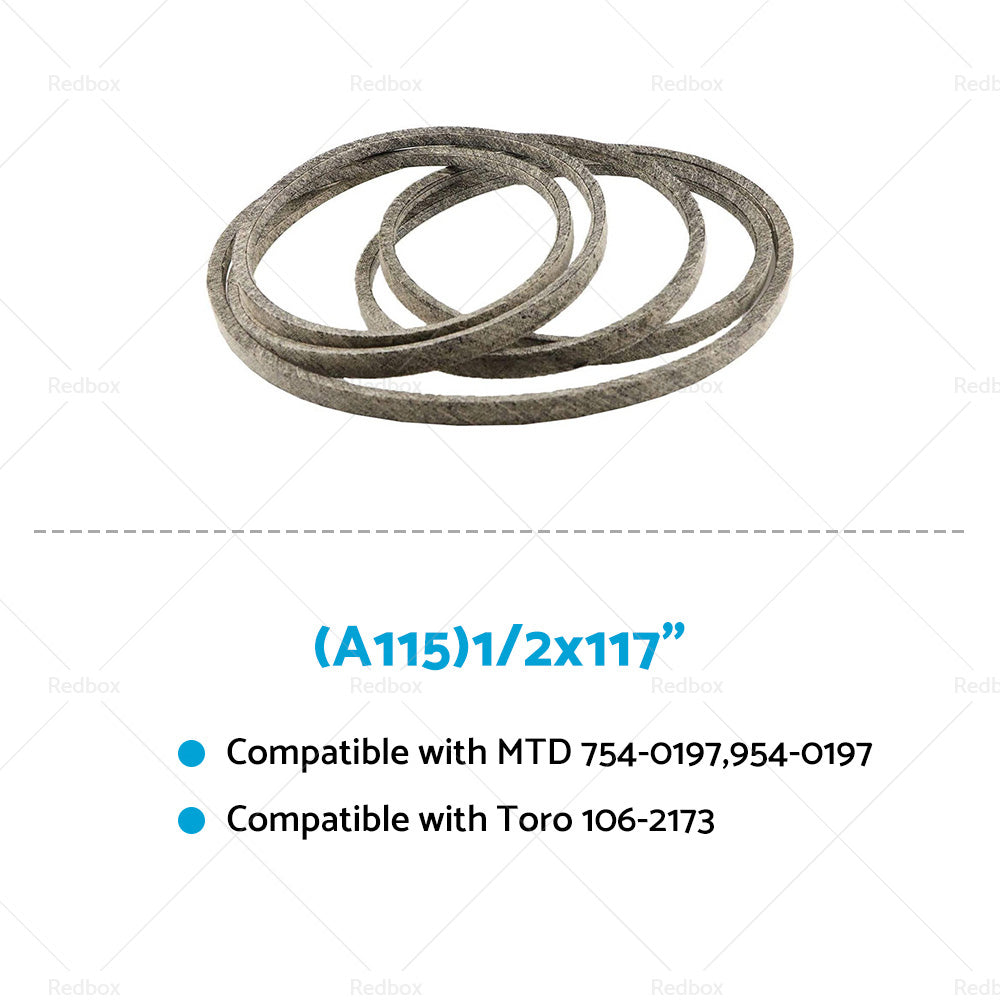 Ride on Mower Deck Belt 106-2173 Suitable For Selected 38 inch and 42 inch Toro Mowers-3