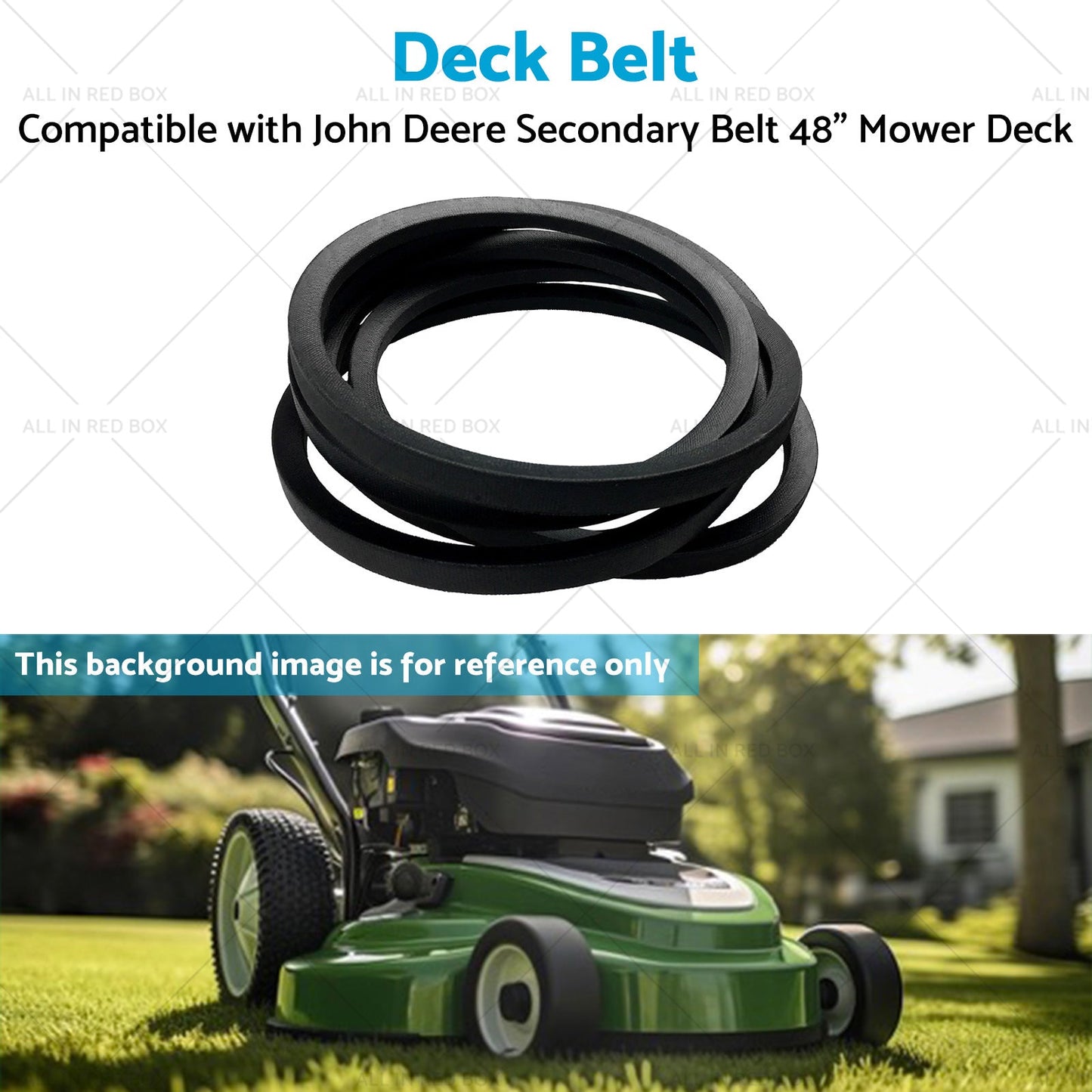 Deck Belt Suitable for John Deere Secondary Belt 48 inch Mower Deck M95875-3
