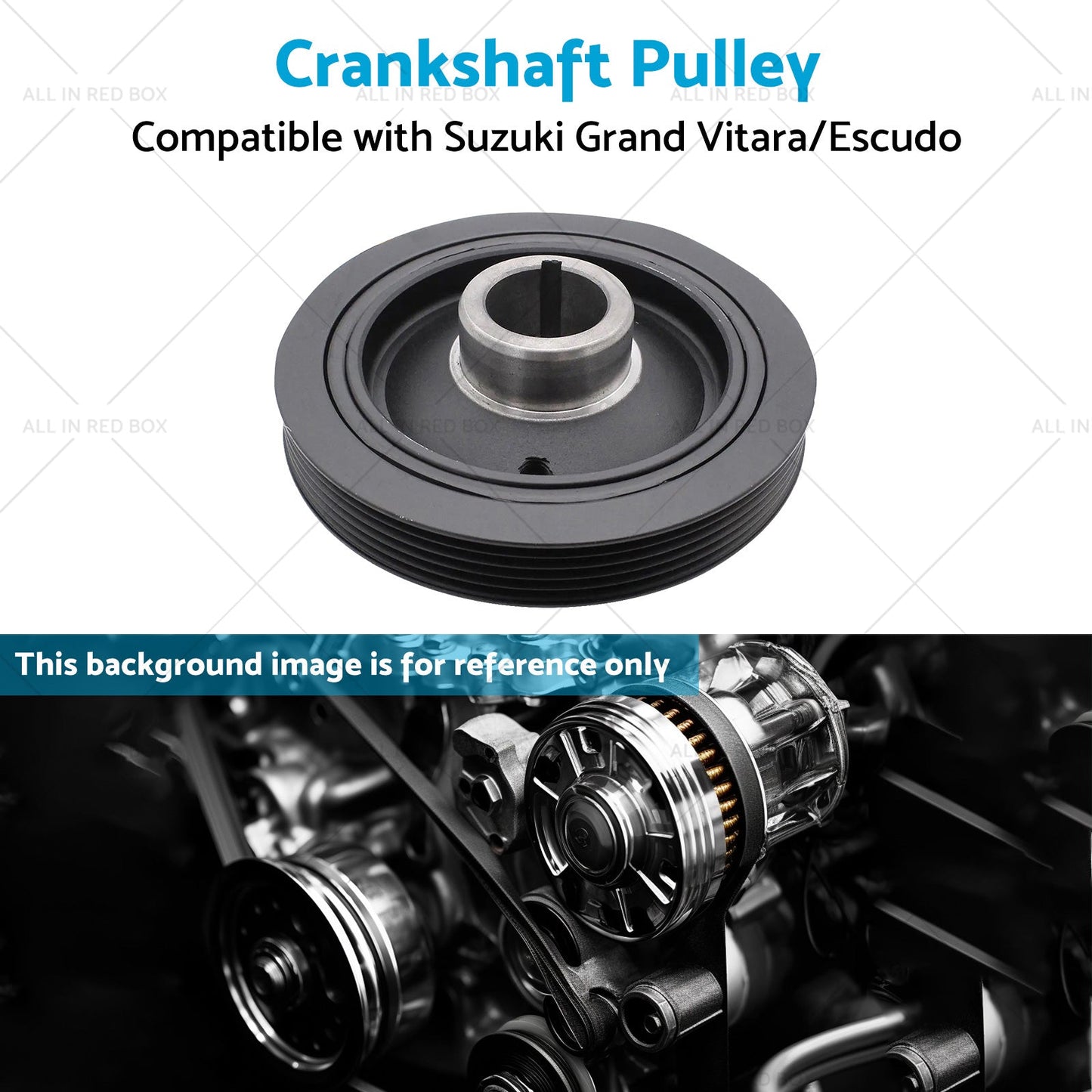 Crankshaft Pulley Suitable for Suzuki Grand Vitara 2. 0 Petrol 12610-77E12-4