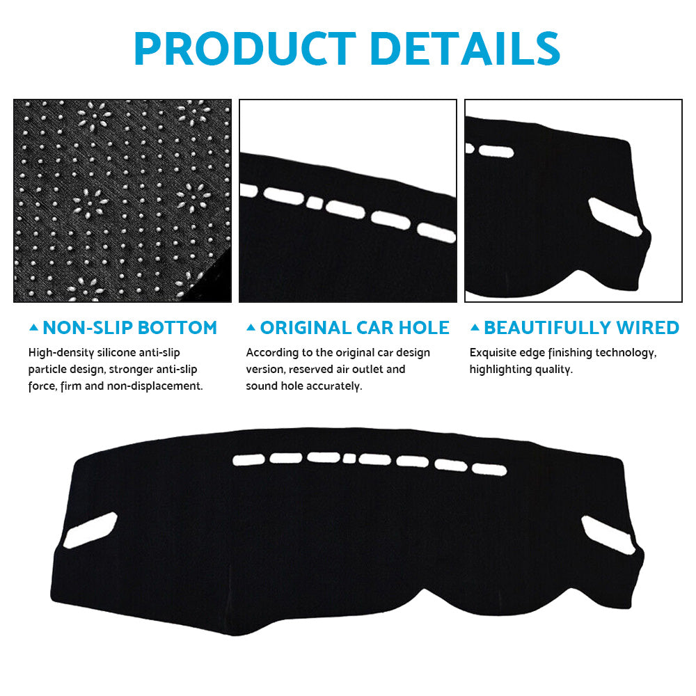 Non-Slip Dash Mat Suitable For Mitsubishi Outlander 2012-2020 SUV Dashboard Cover-4