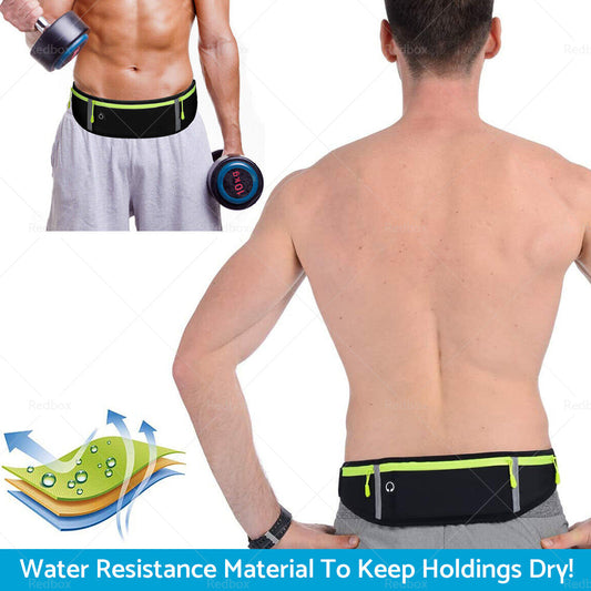 Waterproof Running Hiking Sport Bum Bag Travel Money Phone Belt Waist Zip Pouch-1