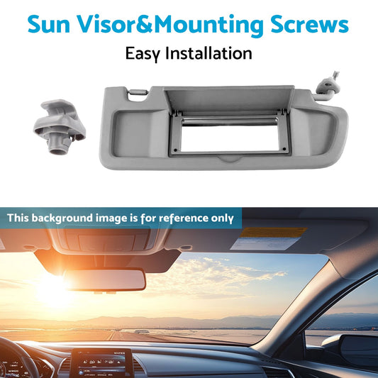 Right Driver Side Sun Visor&Mounting Screws Suitable for Honda Civic FD 06~12-1