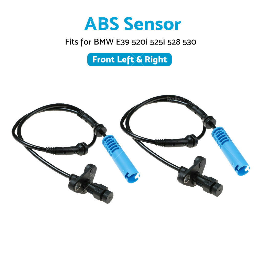 34526756375 2PCS Front ABS Wheel Speed Sensor Suitable for BMW E39 Left Right-2