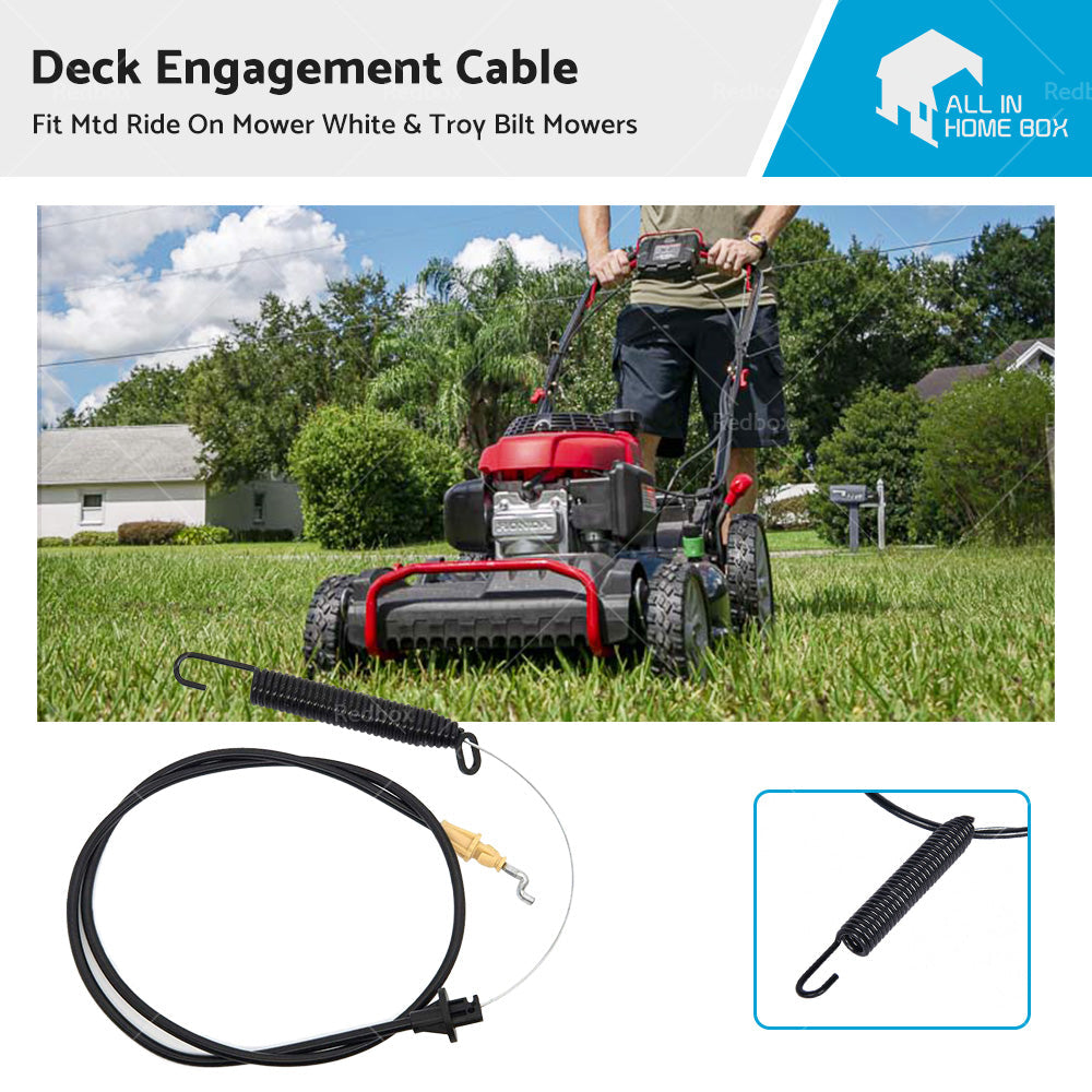 Deck Engagement Cable Fit Mtd Ride On Mower White and Troy Bilt Mowers 746-04173B-0