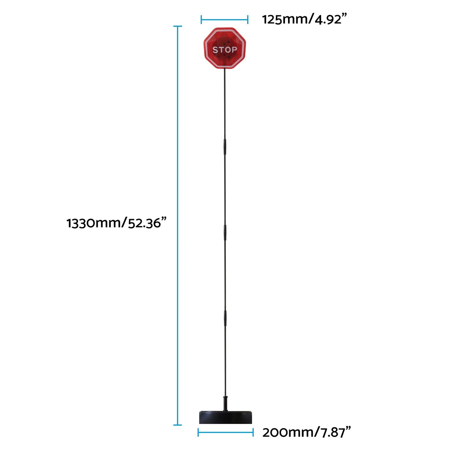 LED Garage Parking Sensor Stop Sign Smart Parking Light Assistant System-3