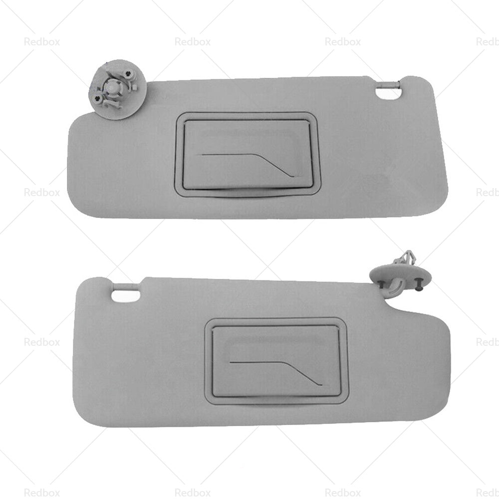 Pair Sun Visor Left Right Suitable For Holden Barina TM 2011-2018 Grey-4
