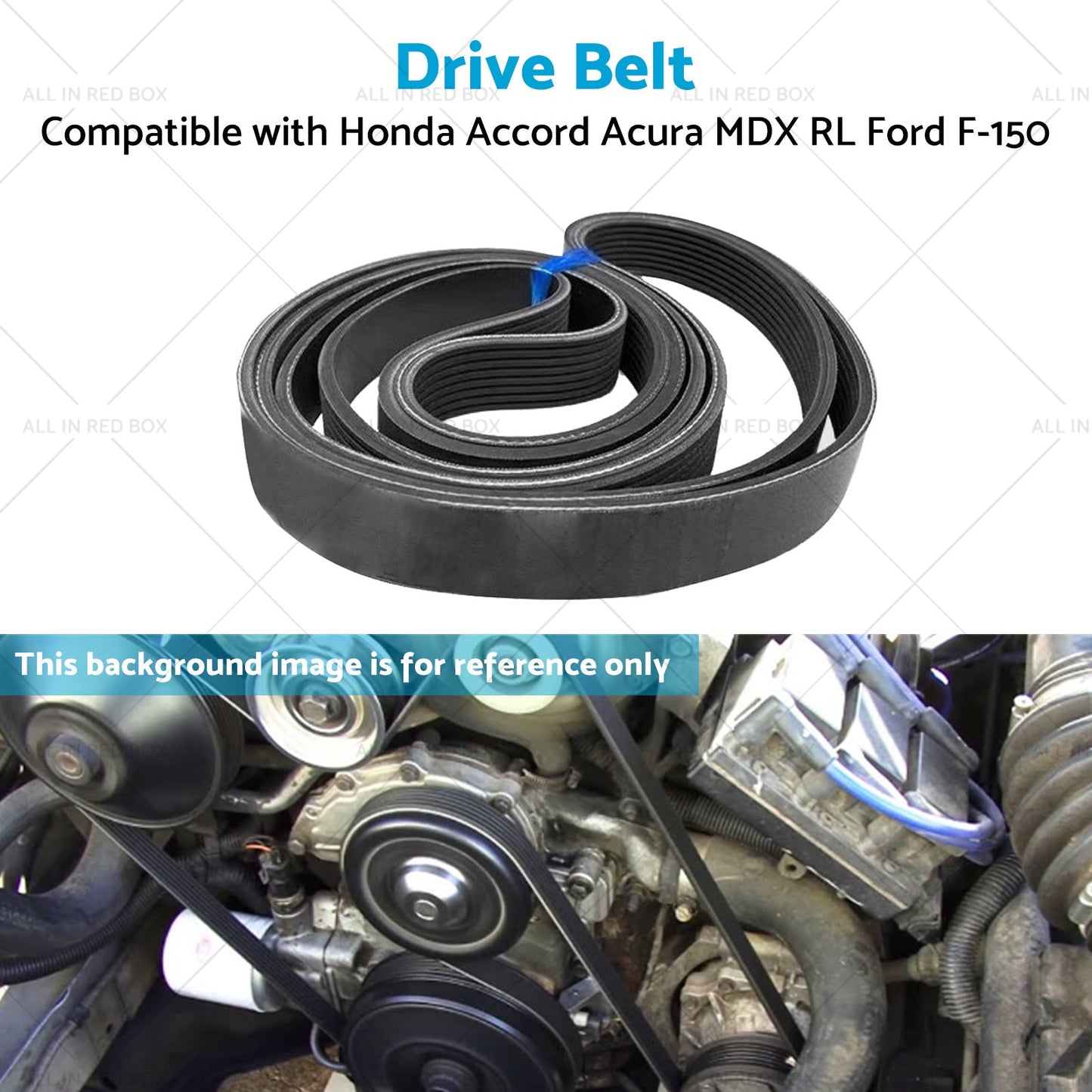 6PK2135 Drive Belt Suitable for Ford Mustang Honda Acura TL MDX RL 3. 7L 98-15-4