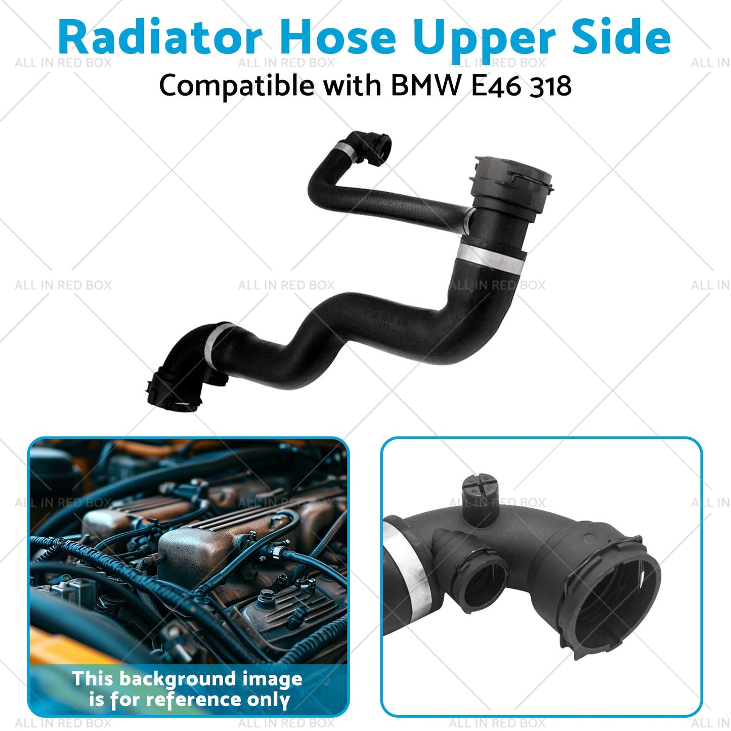 17127520668 17127507748 Radiator Hose Upper Side Suitable for BMW E46 318 01-05-3